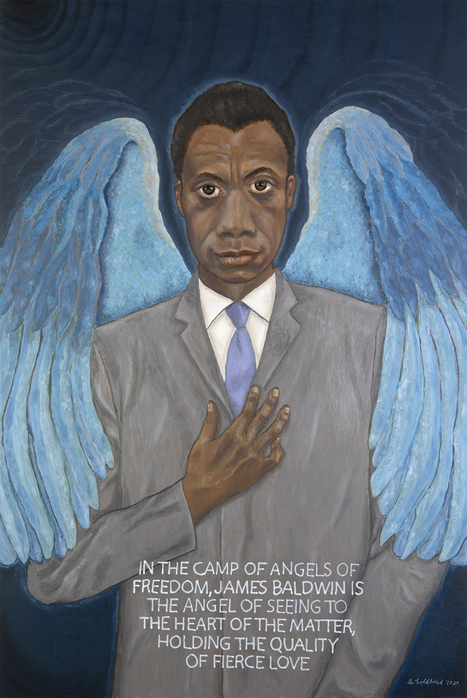 portrait of James Baldwin